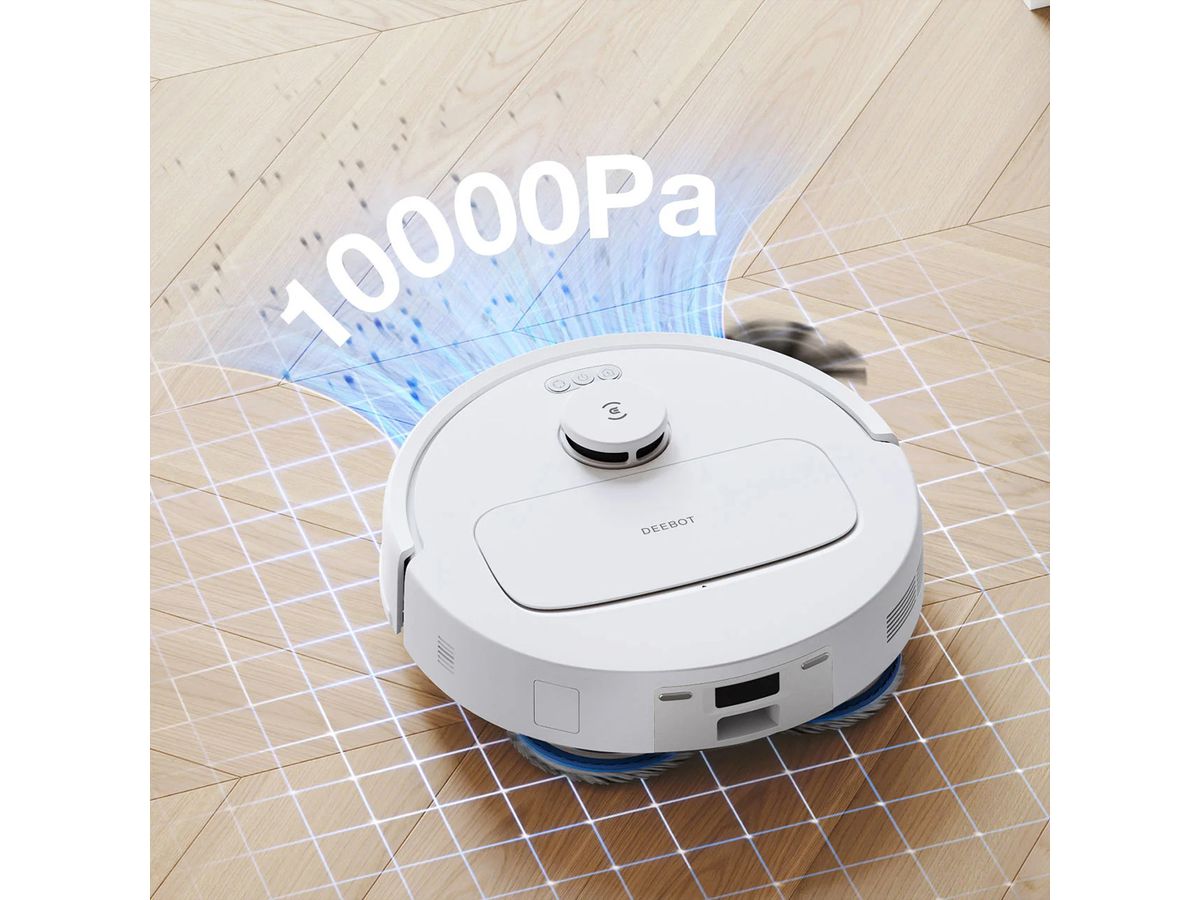 Ecovacs Aspirateur robot DEEBOT N30 Pro omni, blanc