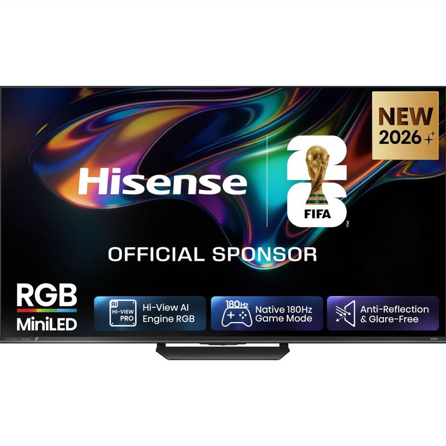 Hisense TV 75UR8DS 75", RGB Mini LED 4K, 180Hz, 3500 Nits