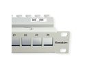 EasyLan preLink / fixLink Paneau 19'' 1U, vide, pour 24 Keystones
