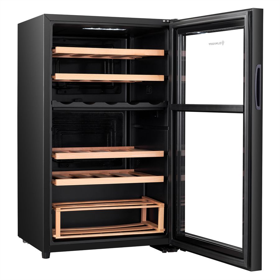 Climadiff Armoire à vin CEPAGE33DZ, Autonome, 2 zones, 33 bouteilles