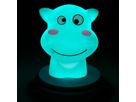 Alecto Baby LED Nachtlicht Silly Hippo, Nilpferd, blau