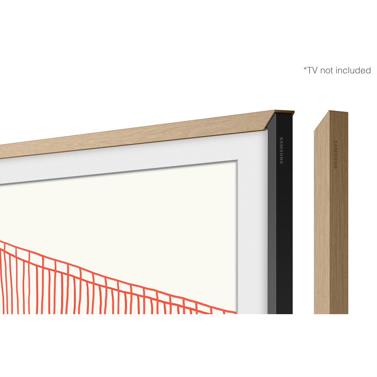 Samsung Wechselrahmen zu Frame Pro 85", Teak