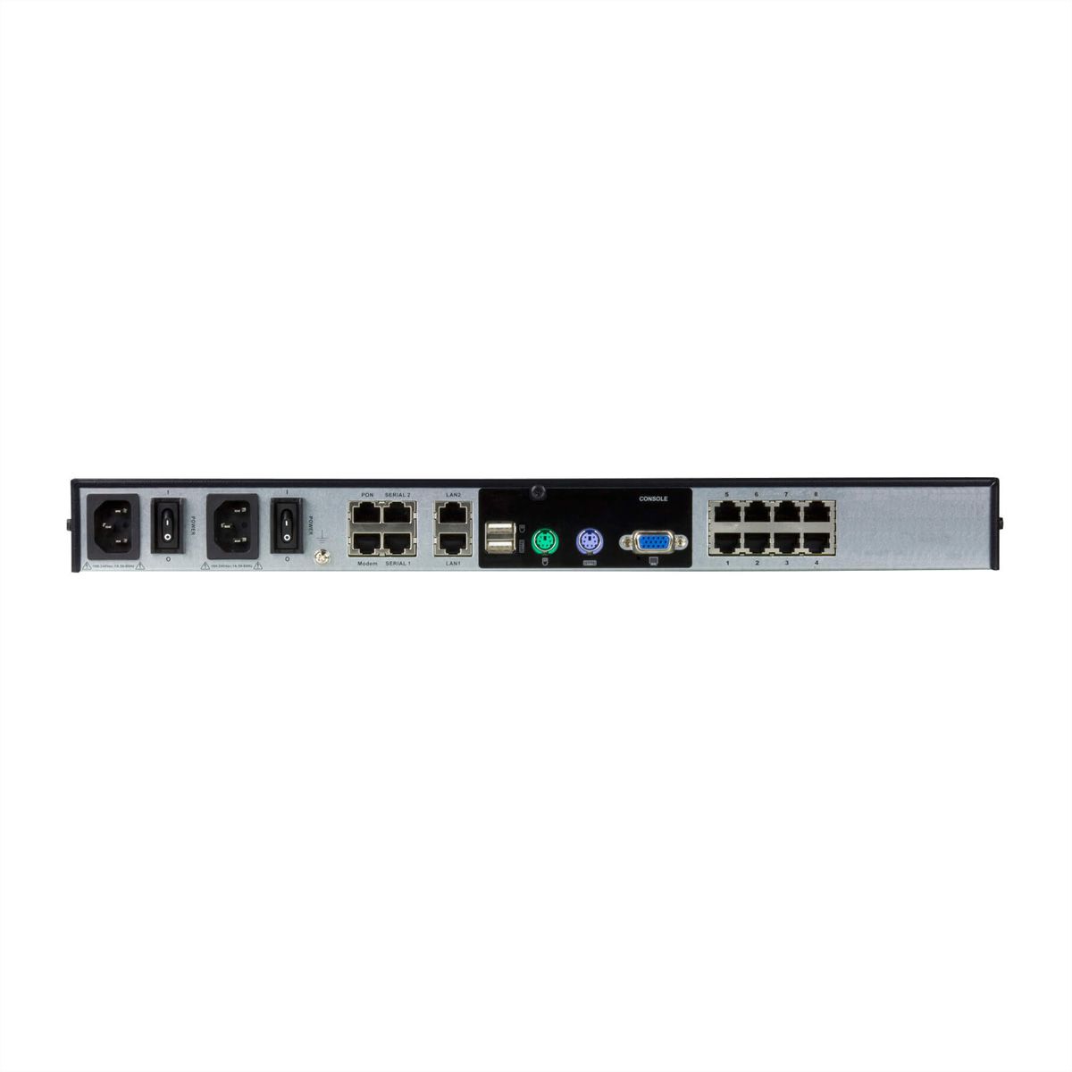 ATEN KN1108VA Switch KVM sur IP Cat5, 8 ports, 1 local/1 distant, support virtuel