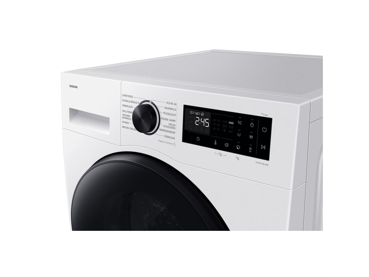 Samsung Lave-linge séchant WD5000H  WD90HG5U34BEWS, Blanc, D/A-30%, AI