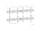 Hagor Support mural CPS Videowall W2x2L 46-55