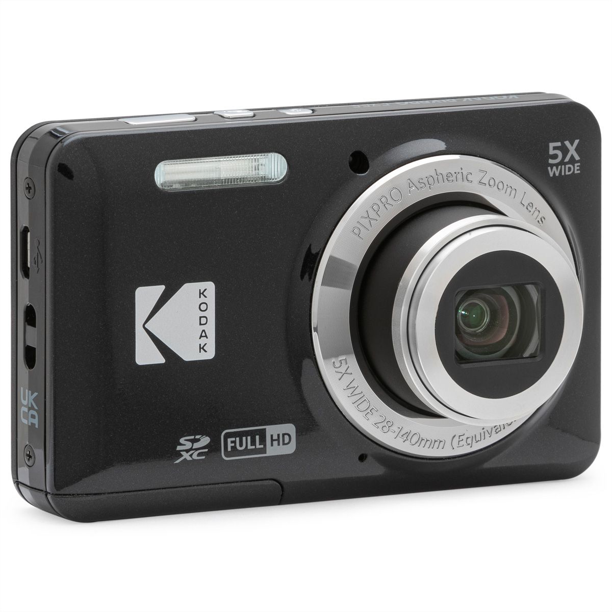 Appareil photo numérique Kodak, Pixpro FZ55BK, 5x Opt. Zoom, 16MP, 1080p Full HD Video