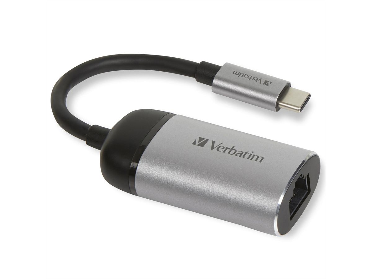 Verbatim USB-C Adapter, 1x RJ45