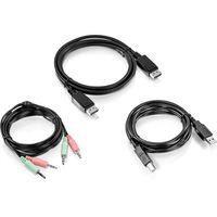 TRENDnet TK-CP06 Kit de câble KVM Audio, USB et DisplayPort, 1,8m