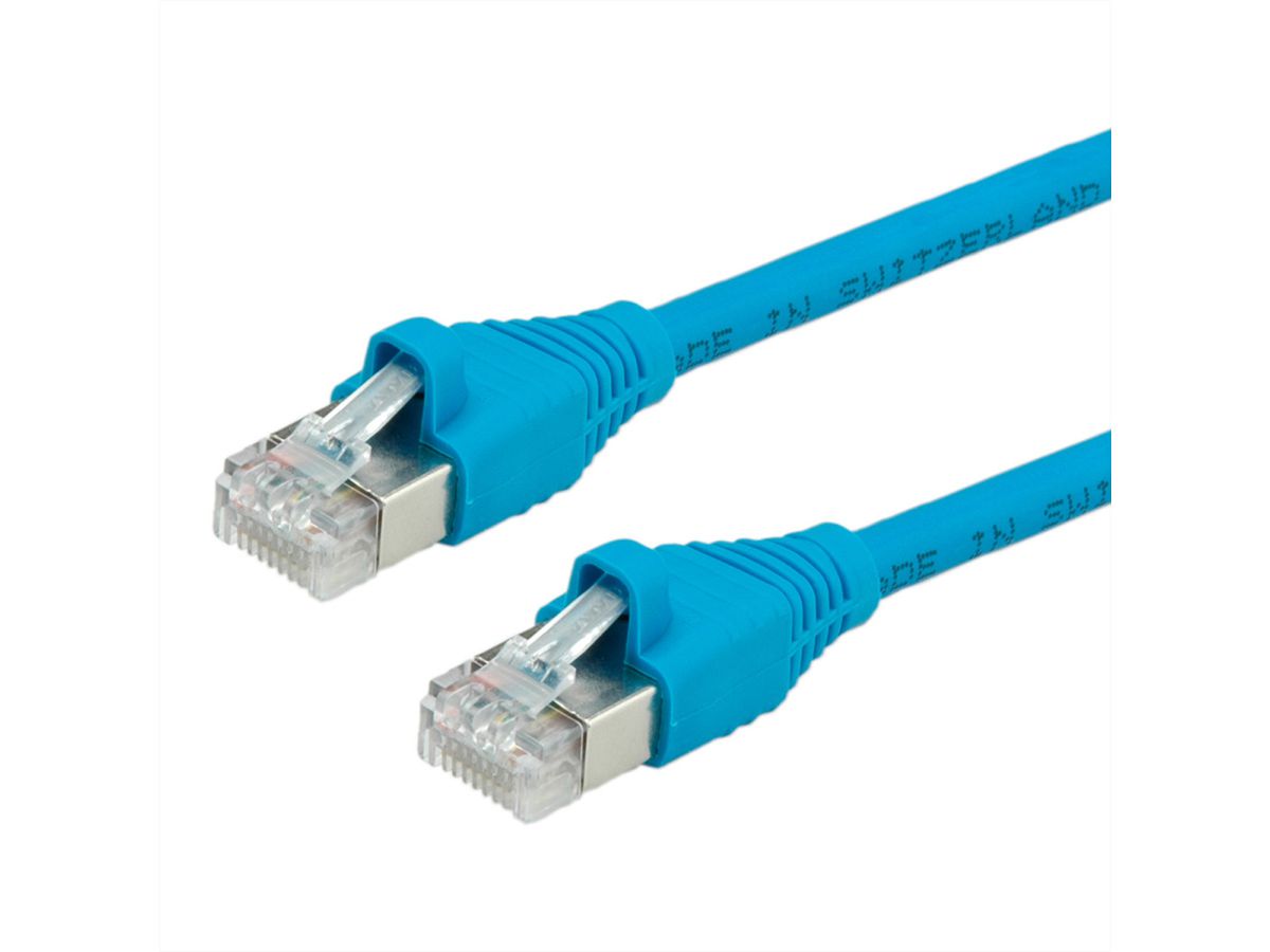 Cordon DÄTWYLER Cat.6/7 CU S/STP 4x2x AWG26, 1,2 GHz, bleu, 60 m