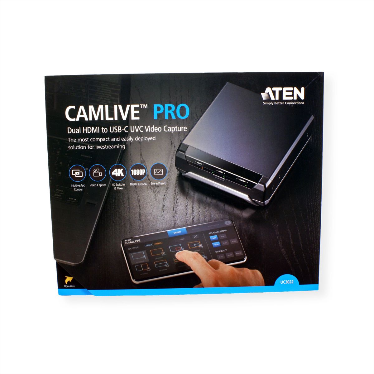 ATEN UC3022 CAMLIVE PRO Capture vidéo double HDMI vers USB-C