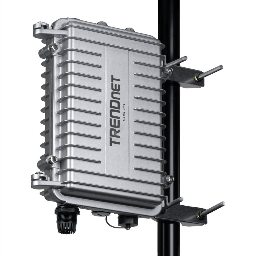TRENDnet TI-OBF711 Convertisseur industriel de médias pour extérieur SFP+ 10G vers PoE++ 10G (95W)