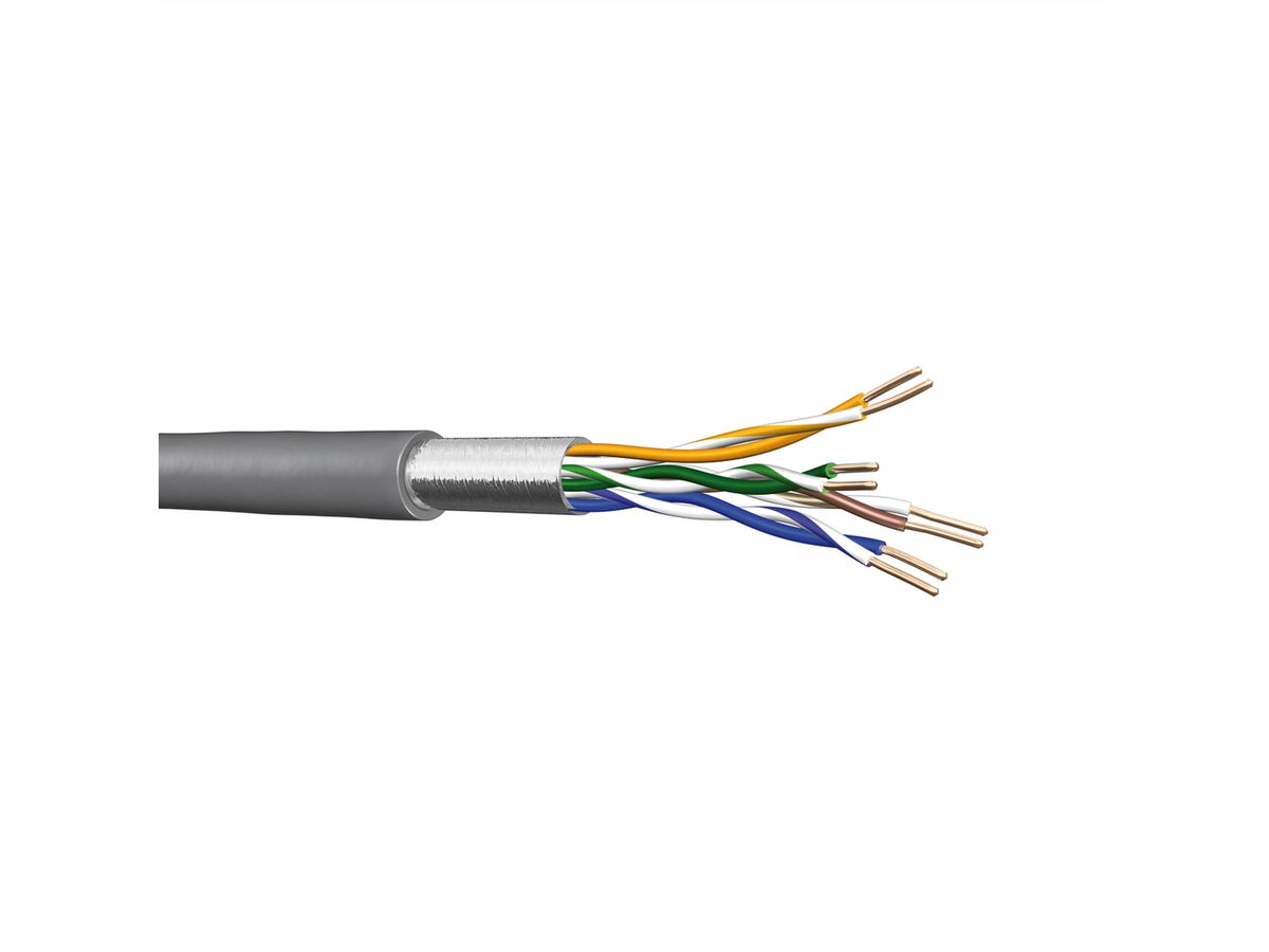 DRAKA UC300 S24 Câble F/UTP-H AWG24 gris, rouleau de 1000m