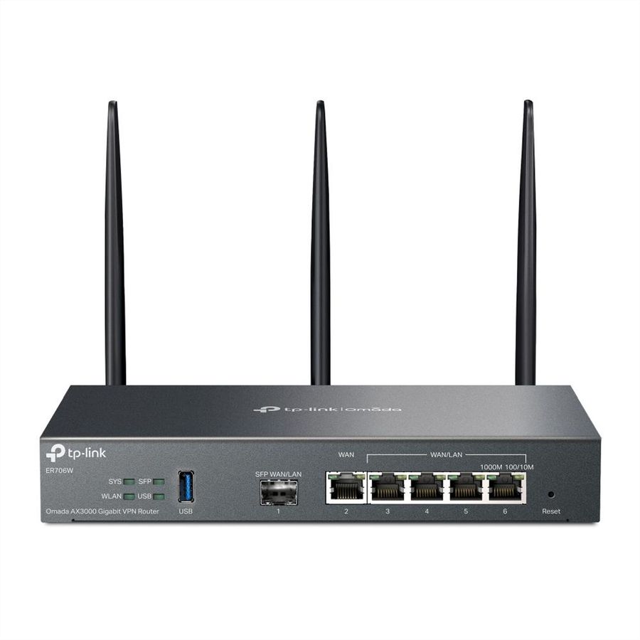 TP-Link ER706W VPN Router , 1x Gigabit SFP WAN/LAN, 1x RJ45 WAN