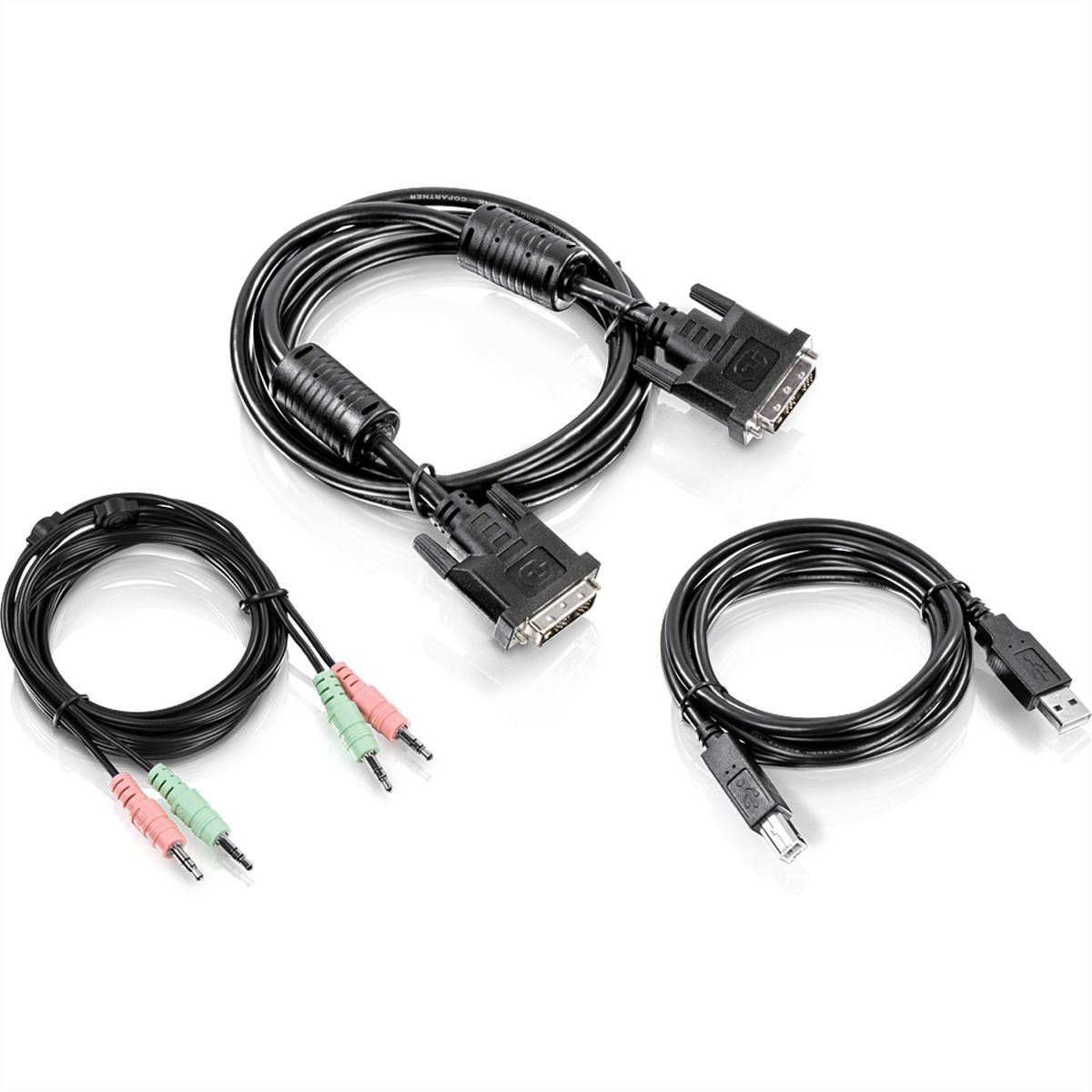 TRENDnet TK-CD06 Kit de câble KVM Audio, USB, DVI-I, 1,80m