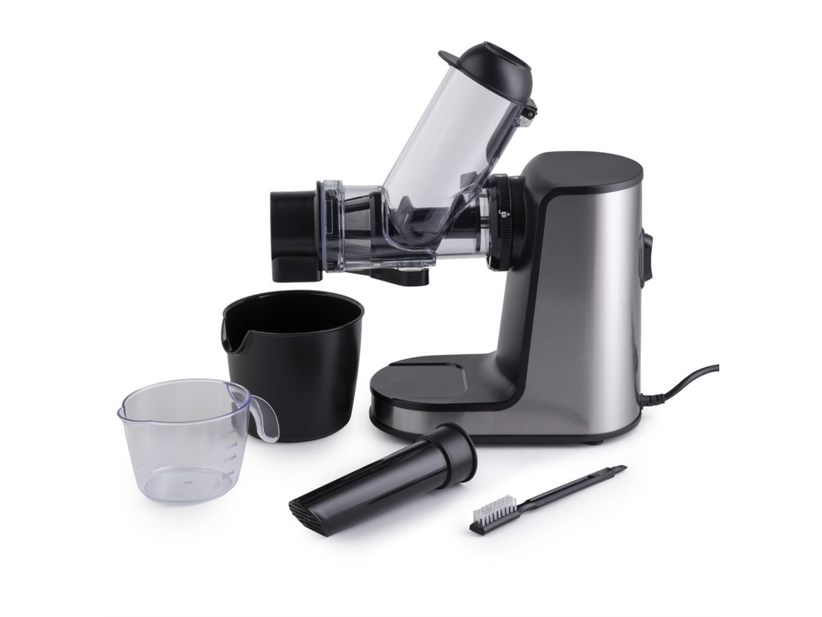 Gorenje Slow Juicer JC200BE, 200W, schwarz/silber