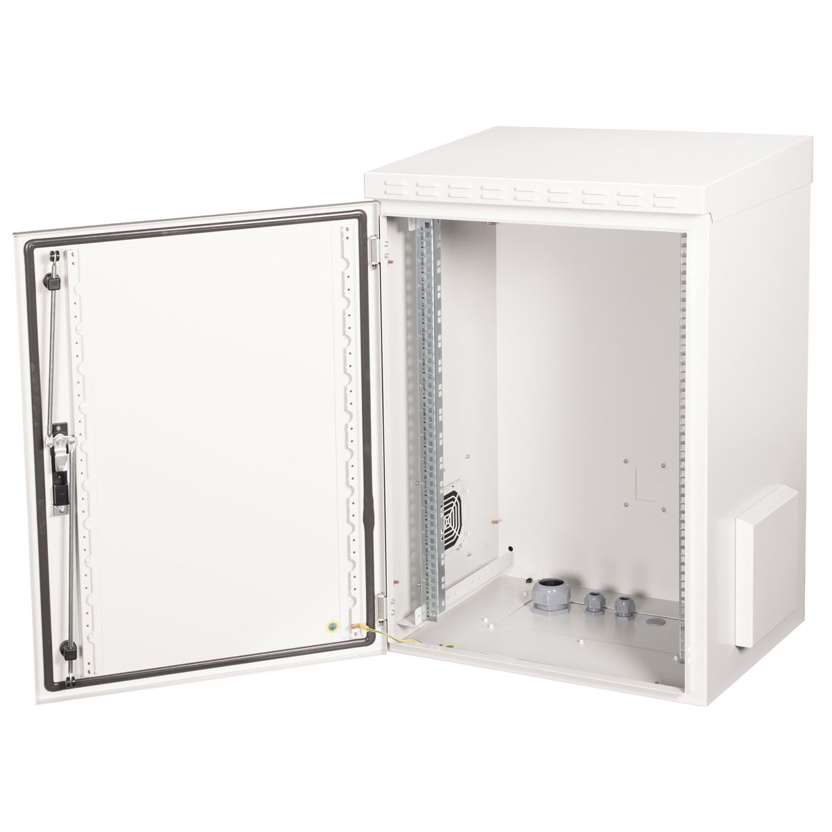 ROLINE 19-Zoll Wandgehäuse Pro 16 HE, 600x450 BxT IP55 outdoor grau