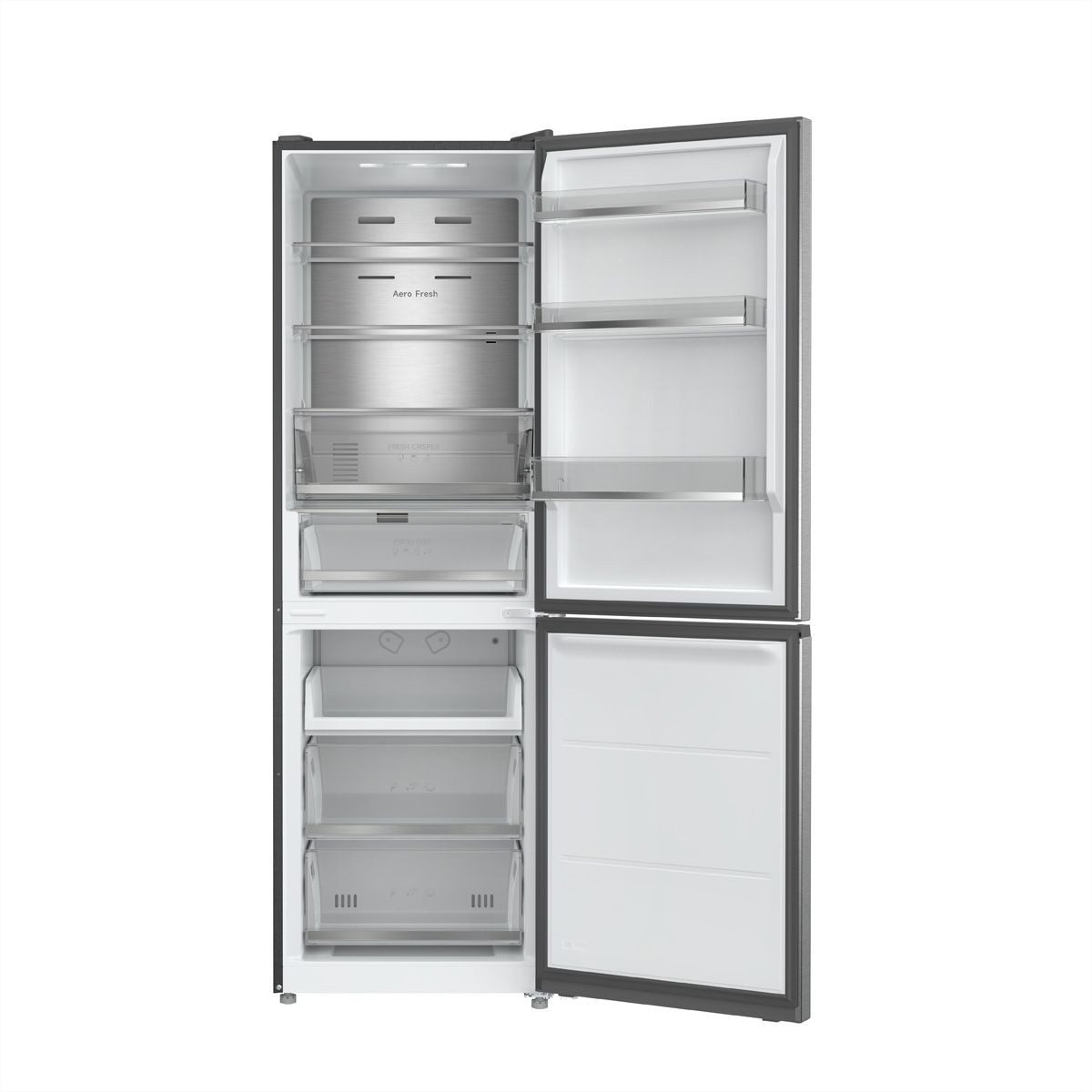 Dreame Kühl-Gefrierkombination MegaPRO, 409L, DRB400WMBCCH, C, Inoxlook, C-Class