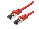 VALUE S/FTP-(PiMF-) Patchkabel Cat.8 (Class I), LSOH, PoE, Litzendraht, rot, 2 m