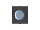 BACHMANN Rahmen 1x Taster Edelstahl, beleuchtet blau