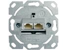 TELEGÄRTNER Dose AMJ45 ohne Zentralplatte 2x RJ-45 Kat.6A (Class EA)