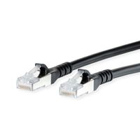 METZ CONNECT Patchkabel Cat.6A AWG 26, LSOH, schwarz, 25 m