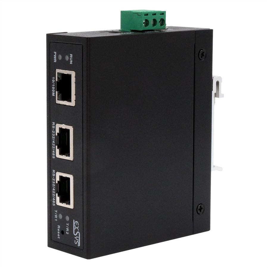EXSYS EX-61002 Ethernet vers 2x RS-232/422/485