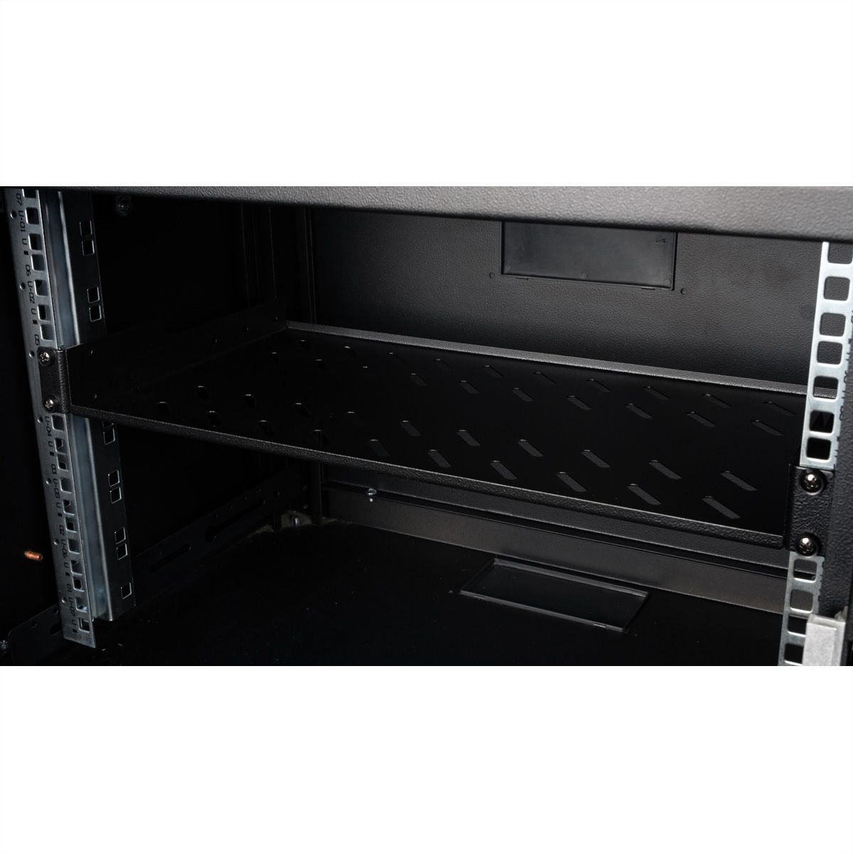 ROLINE 19-Zoll Fachboden 1 HE, 250 T 15 kg schwarz