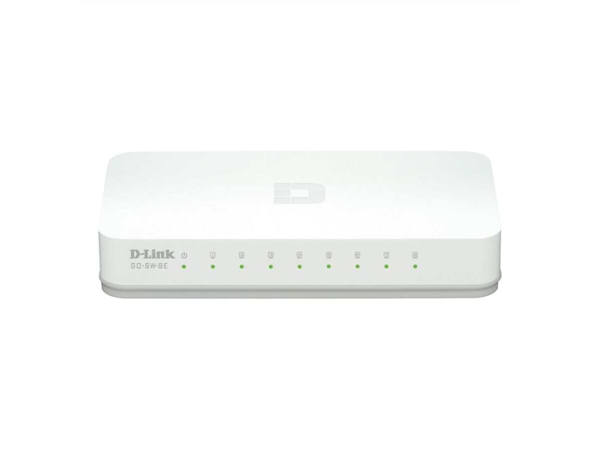 D-Link GO-SW-8E/E 8-Port Fast Ethernet Easy Desktop Switch