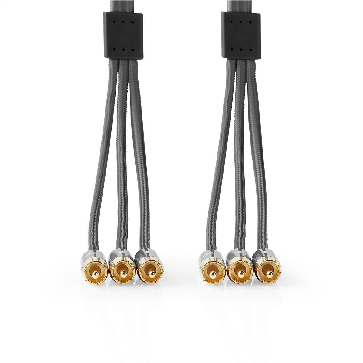 Nedis CROLINE Câble 3,5mm / 2x RCA M, 2 m