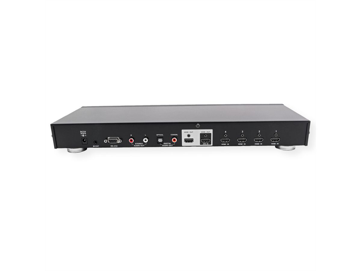 ATEN VS482 Commutateur HDMI True 4K à 4 ports, avec deux sorties