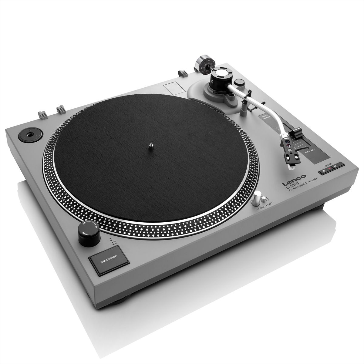 Lenco Platine vinyle L-3810GY, gris