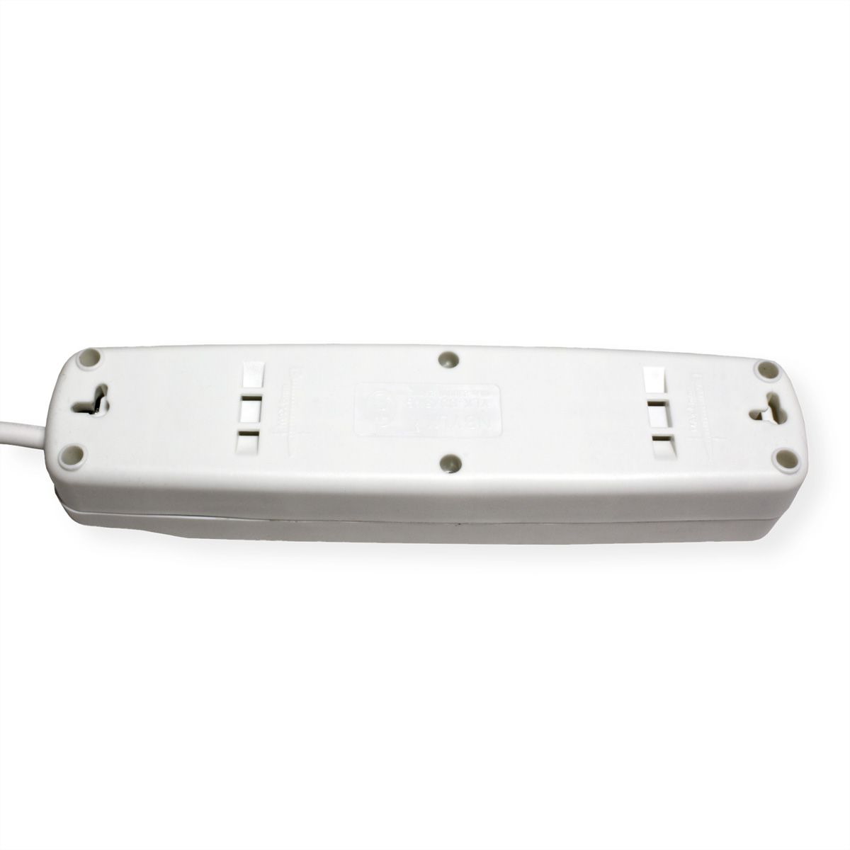 BLANK Steckdosenleiste, 5fach T13, mit Schalter, weiss