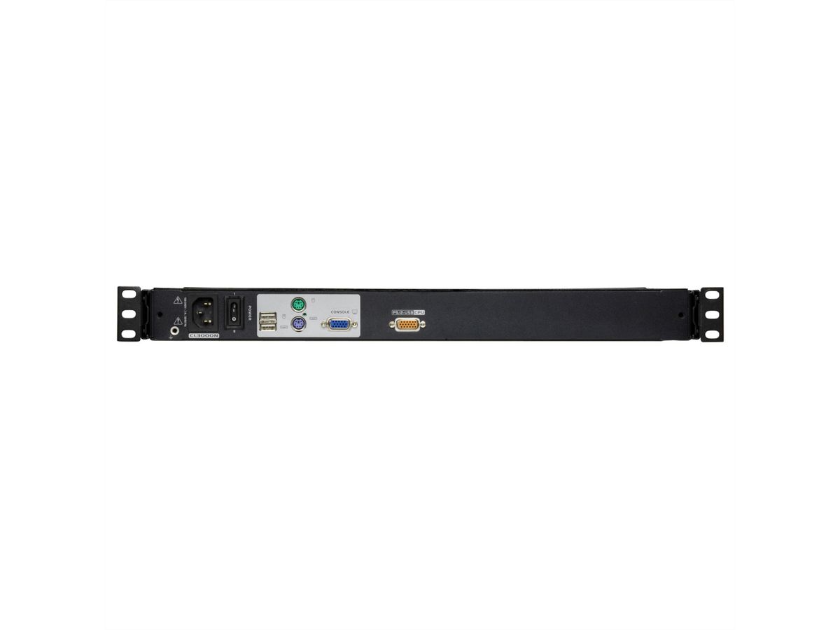 ATEN CL3000N Console KVM, LCD 48cm, VGA, PS/2-USB, port USB, DE-Layout
