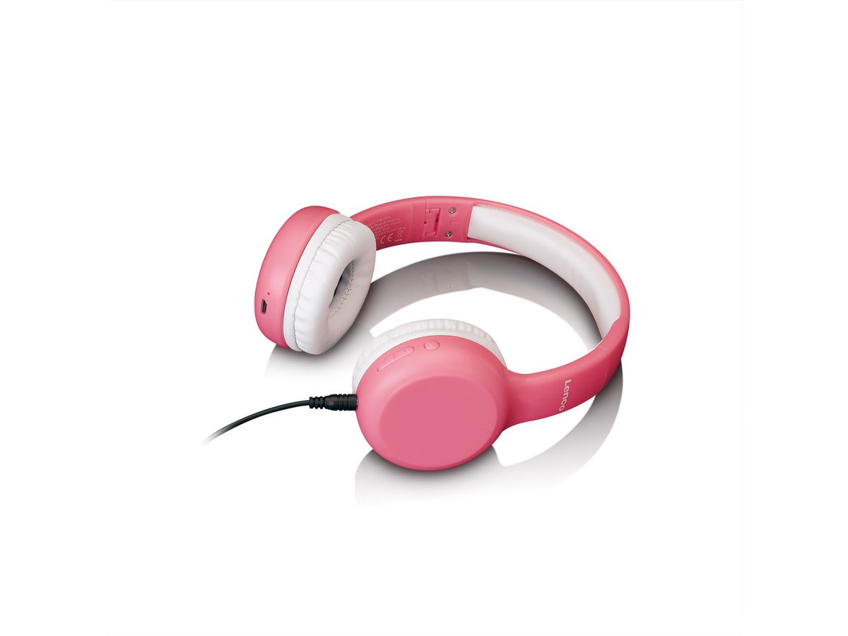 Lenco Casque Enfants HPB-110, Rose