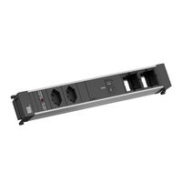 BACHMANN POWER FRAME L 2xCH 0°, 1xUSB C/C 100W 2xCM L=0,2m
