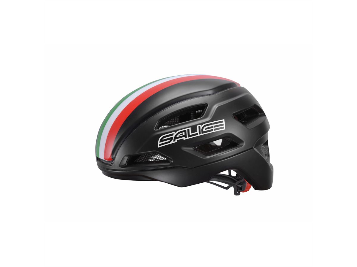 Salice Occhiali Casque de vélo Stelvio, M-L 54-60, Black ITA