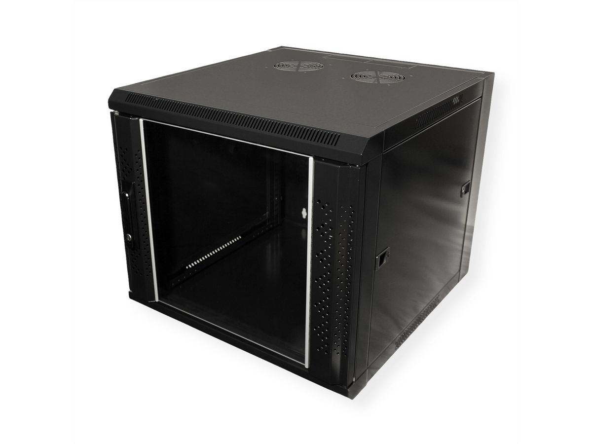 VALUE Armoire murale 9 UH (HxLxP) 500x570x600mm , noir