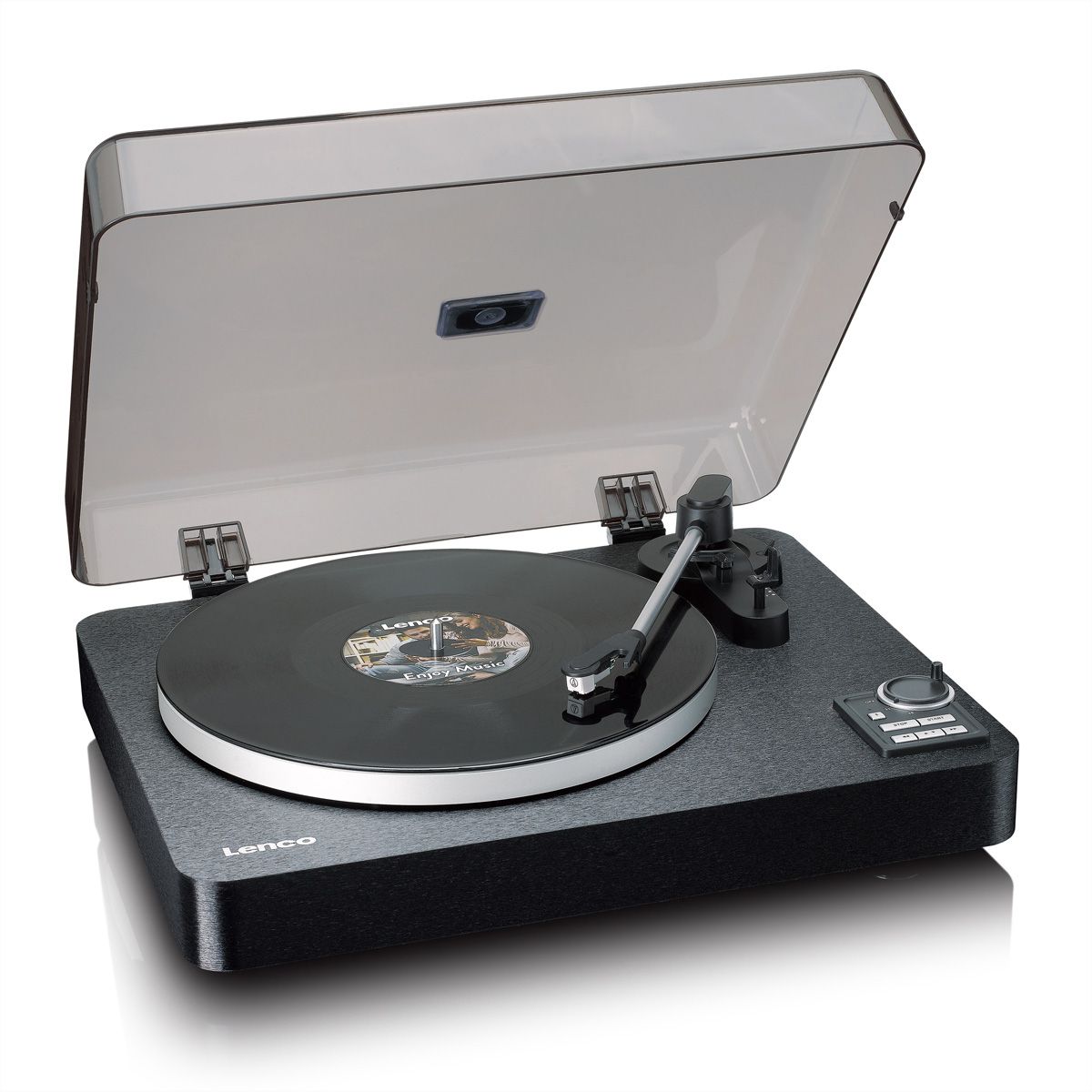 Lenco Platine vinyle LBTA-165BK , MP3-Direktencoding, USB, 33U/min&45U/min