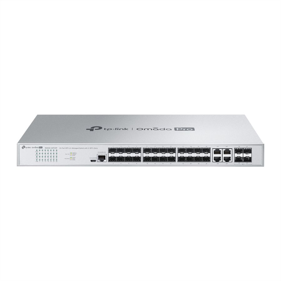 TP-Link Campus Switch S5500-24F4XF, 24xSFP 4x10G L2+ Managed Switch
