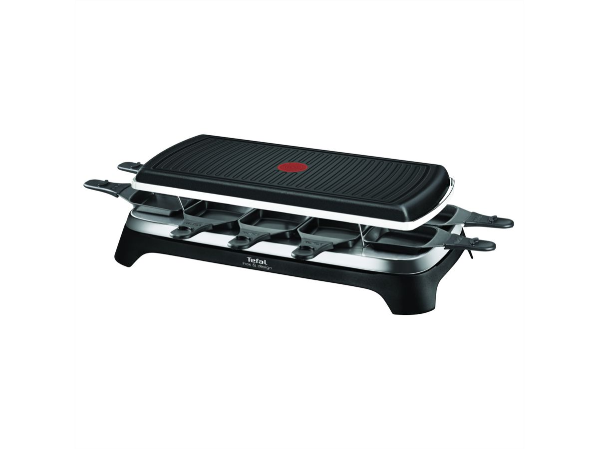 Tefal Raclette & Grill RE458812CH, Ambiance Inox & Design