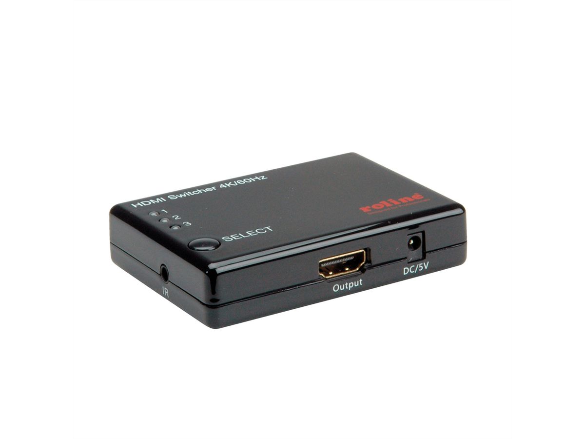 ROLINE Switch HDMI 4K 3 ports