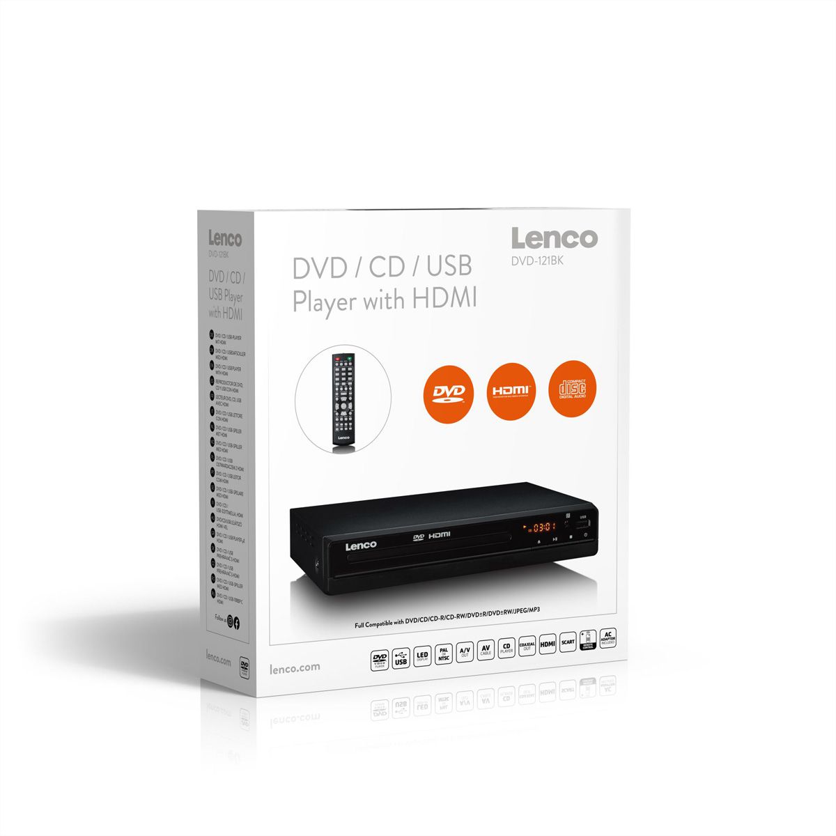 Lenco Lecteur DVD DVD-121BK