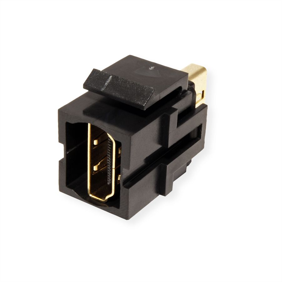 BACHMANN Keystone HDMI 4K UHD Coupleur F-F noir