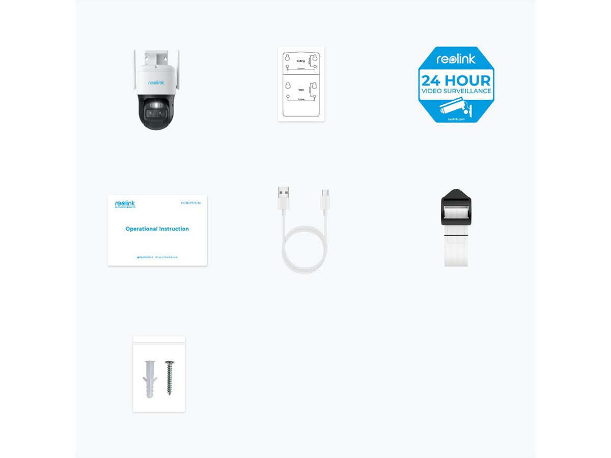 Reolink G770 Outdoor PTZ-Camera, 8 MP, 38-108.4°, IR-LED 30m, LTE