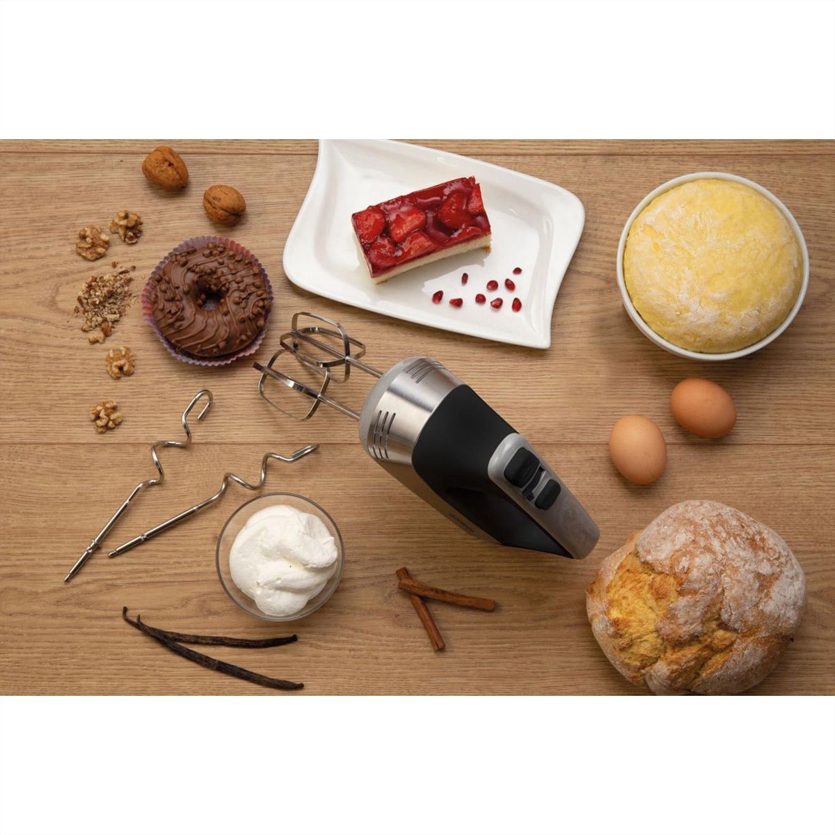 Gorenje Handmixer M500DCBK, 500W, schwarz