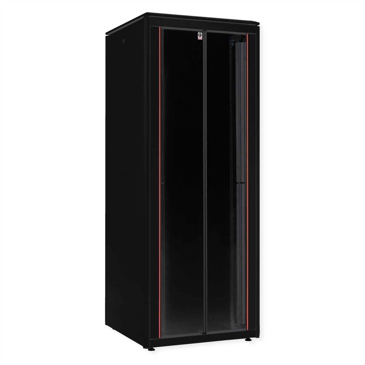ROLINE 19-Zoll Netzwerkschrank Pro 47 HE, 800x800 BxT Glastür schwarz