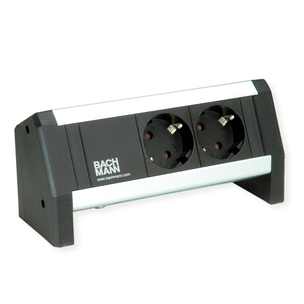 BACHMANN DESK 2xCEE7/3 1xCM GST18, noir