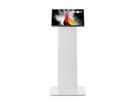 Hagor vis-it Tilt Floormount 22 - 43 White, Totem d'intérieur pour montage au sol avec réglage continu de l'inclinaison, blanc