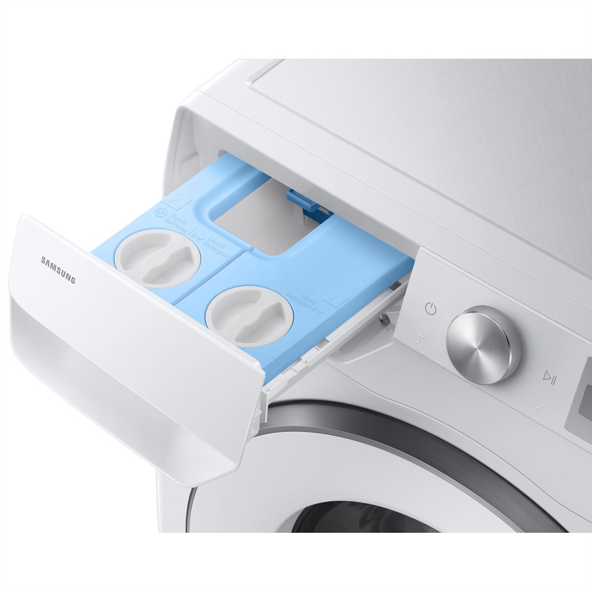 Samsung Waschmaschine WW6000 9kg, A, weiss, AI EcobubbleTM