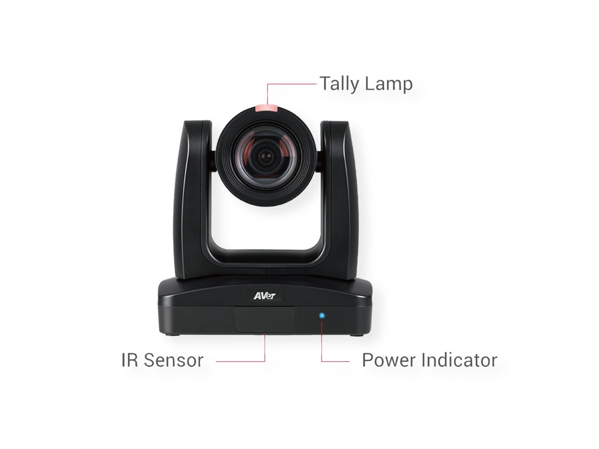 Aver Autotracking-Kamera PTC330N, schwarz